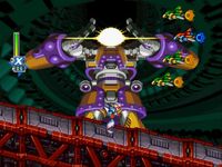 une photo d'Ã©cran de Mega Man X-6 sur Sony Playstation